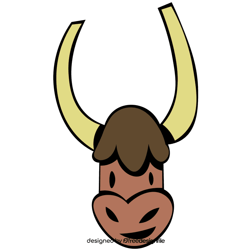 Yak head clipart