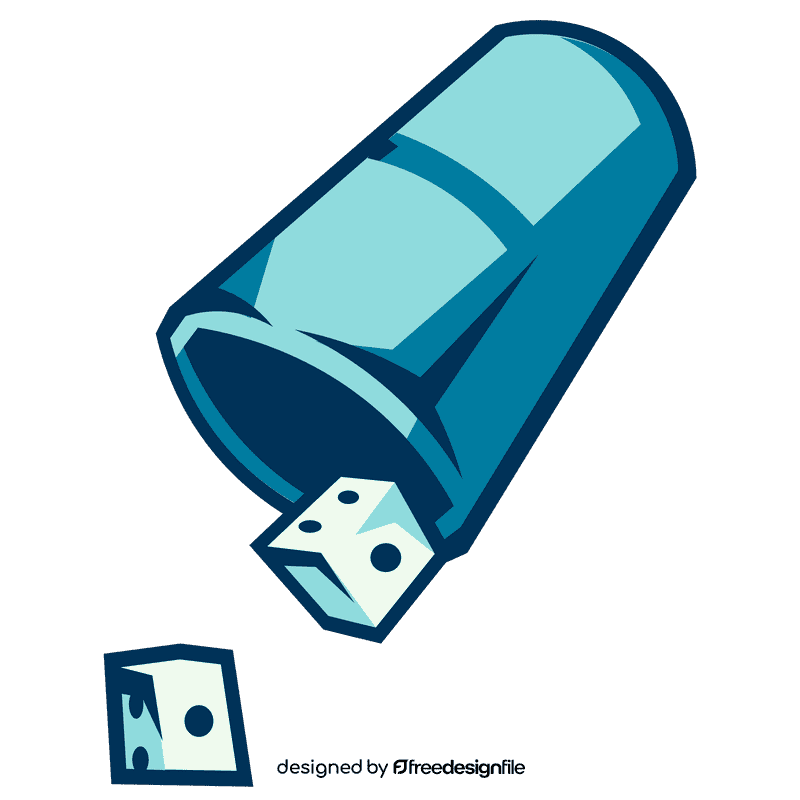 Dice can clipart