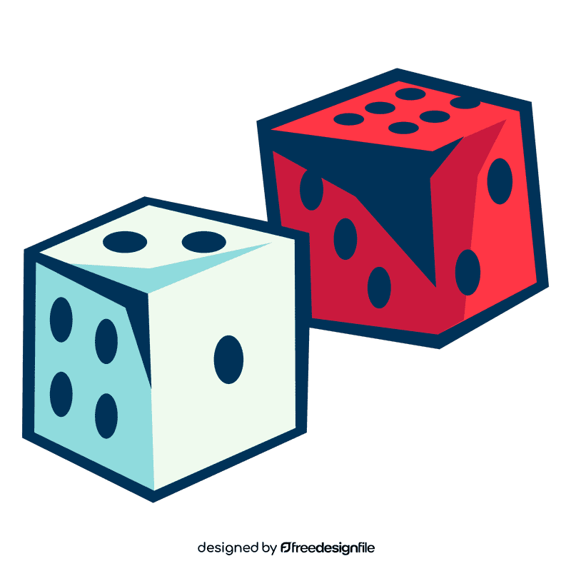 Dice couple clipart