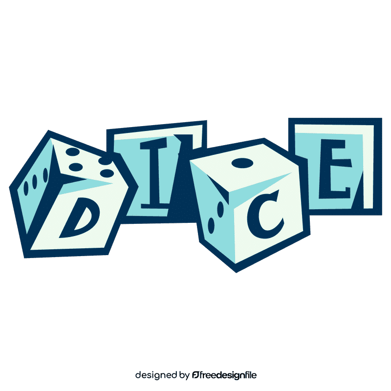 Dice clipart