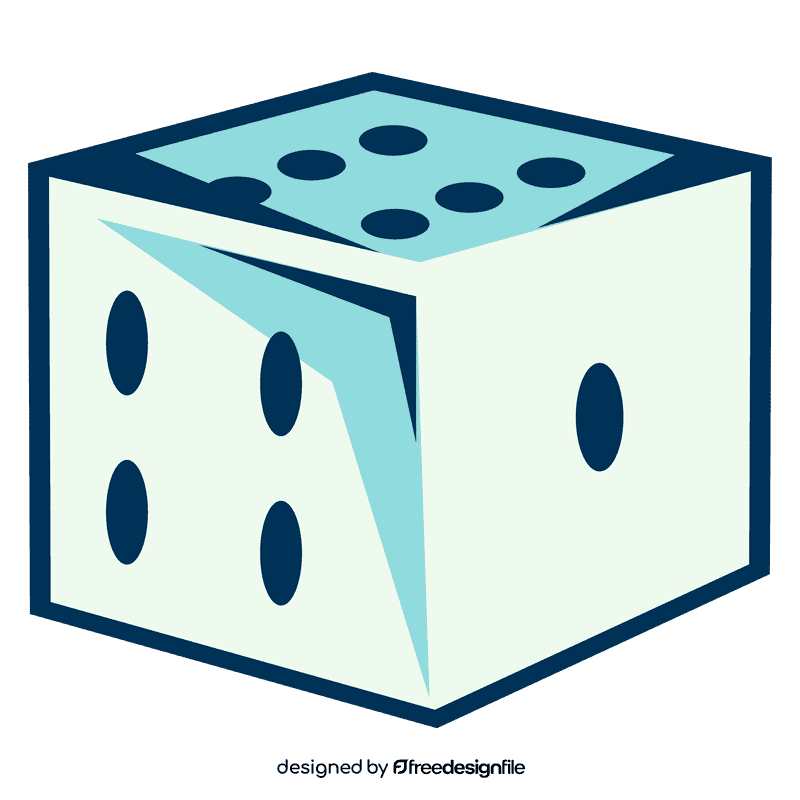 Dice single clipart