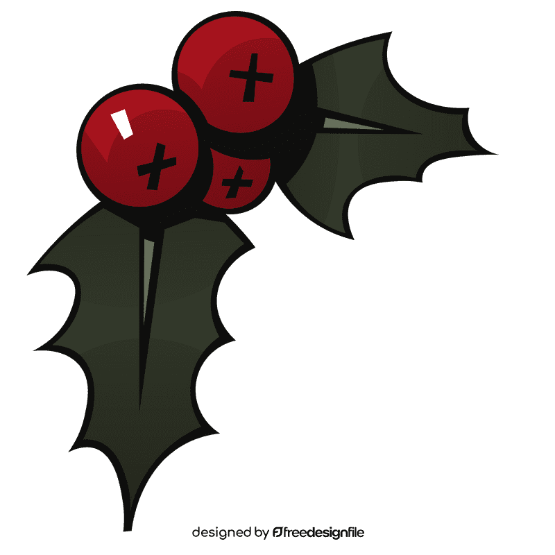 Mistletoe corner clipart