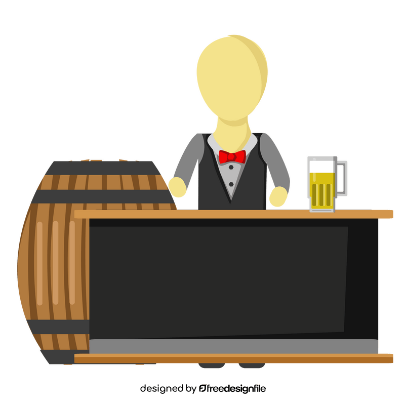 Bartender clipart