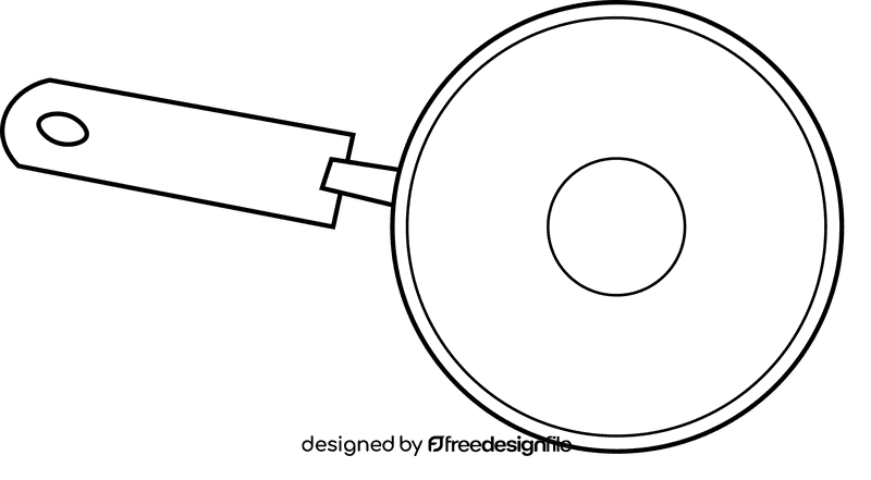Pan black and white clipart