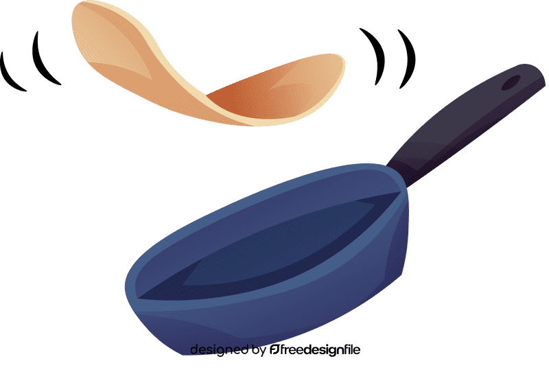 Pan pancake clipart