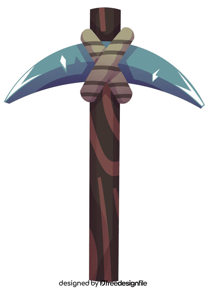 Pickaxe primitive clipart