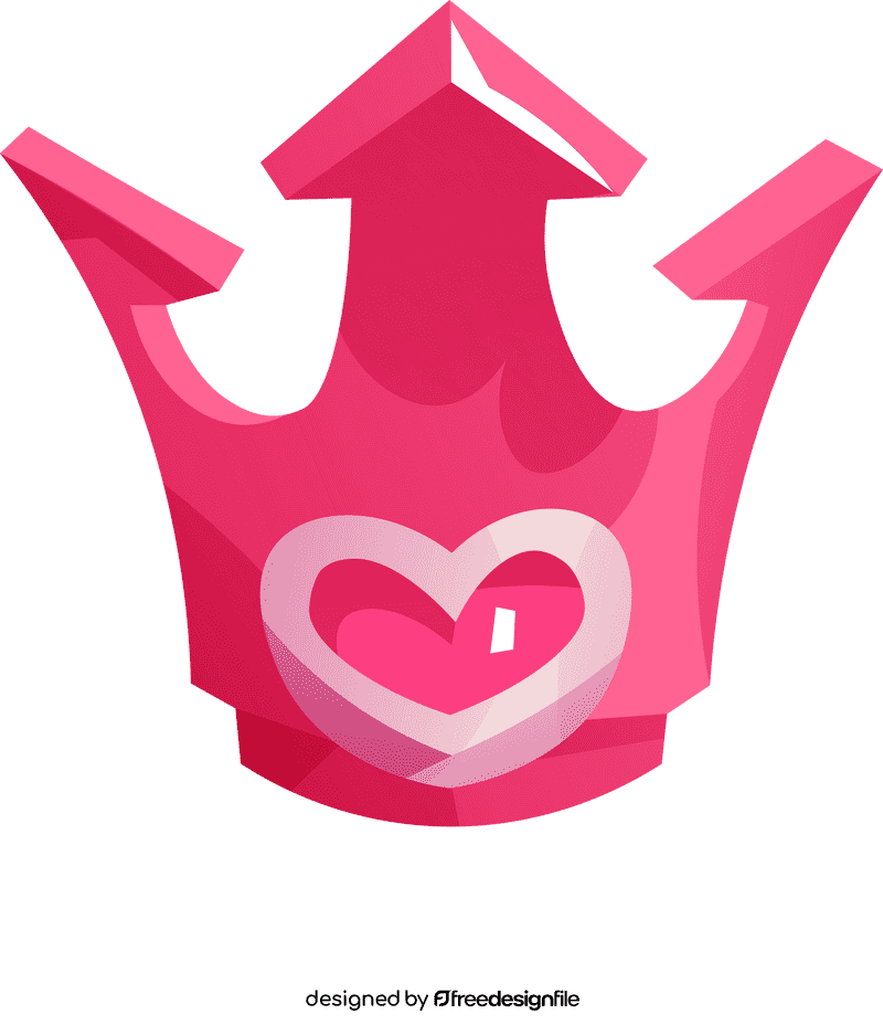 Princess crown aggressive clipart