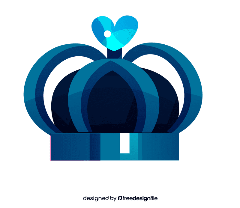 Princess crown dark clipart