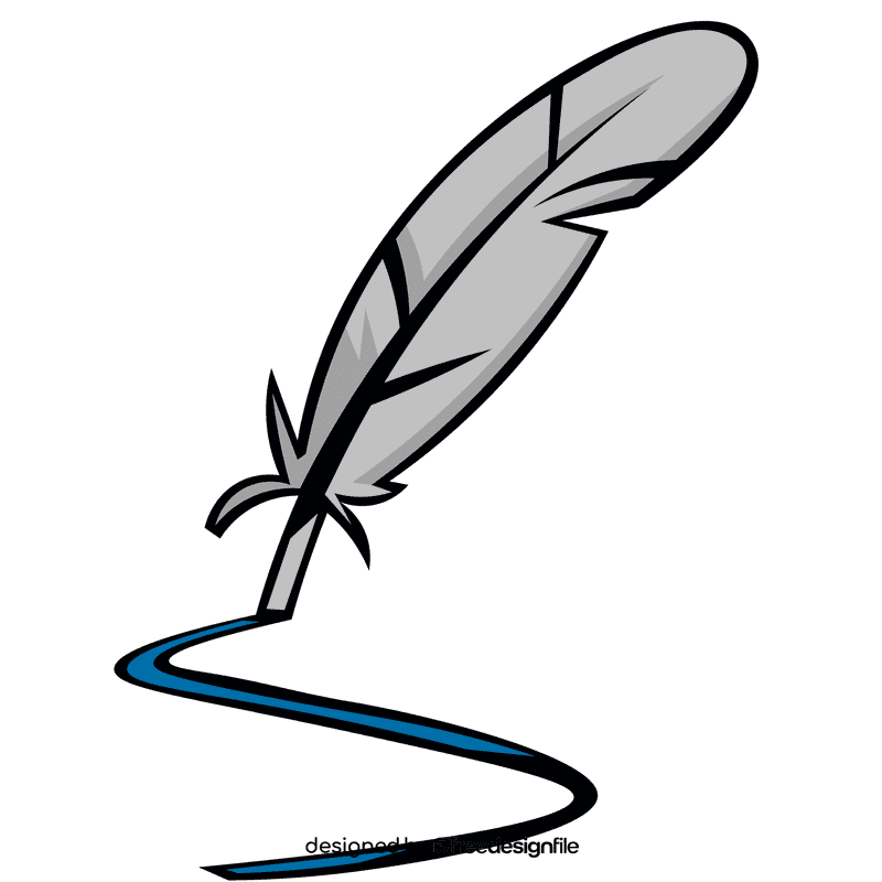 Quill line clipart