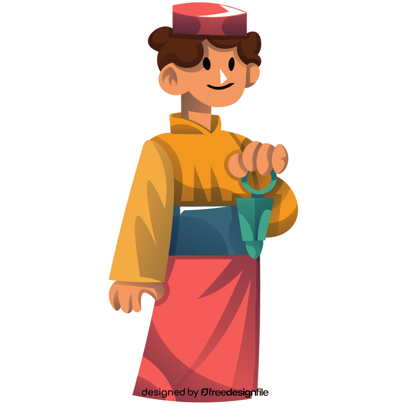 Ramadan man clipart