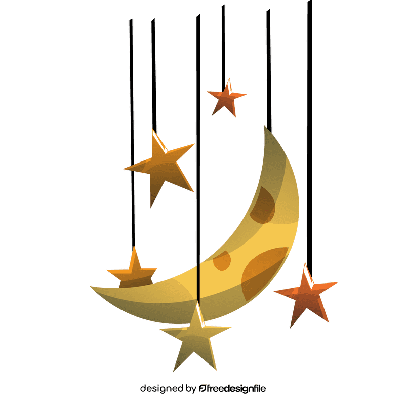 Ramadan stars clipart