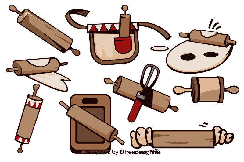 Rolling pin vector