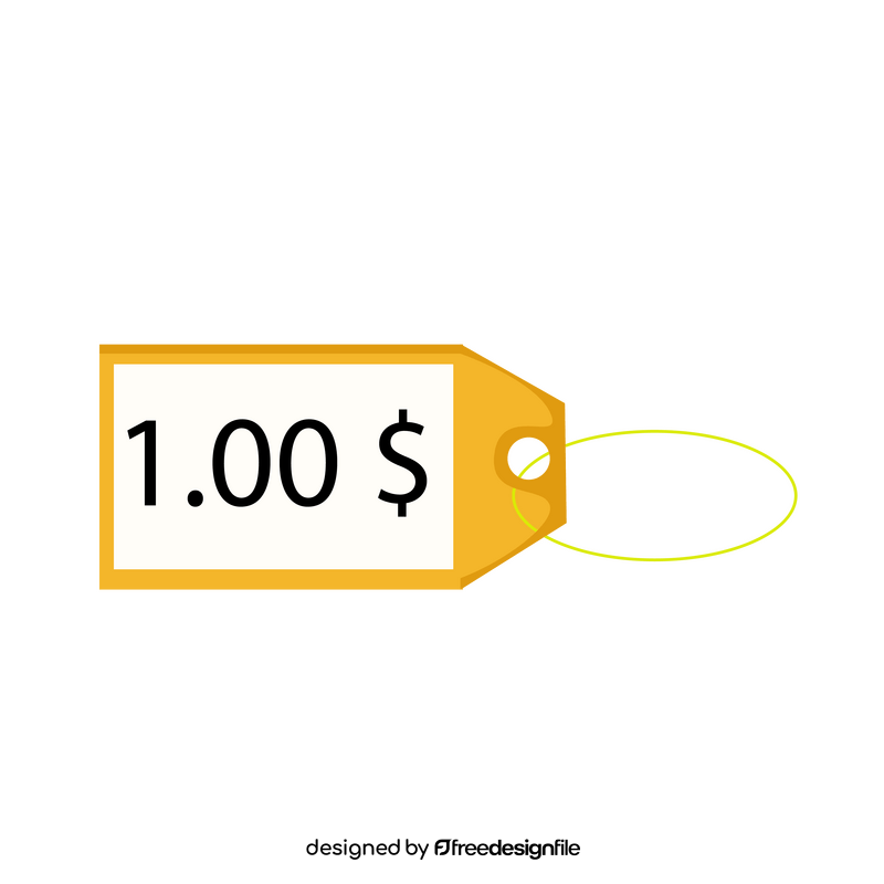 Price tag clipart