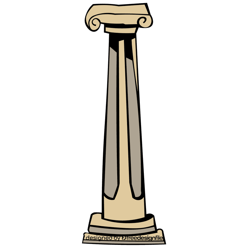 Roman column clipart