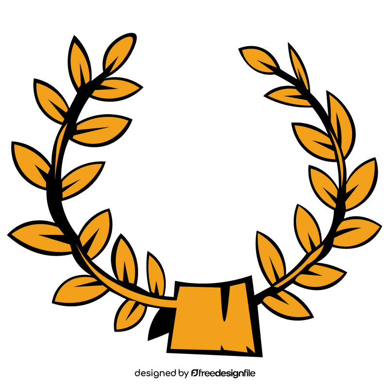 Roman wreath clipart
