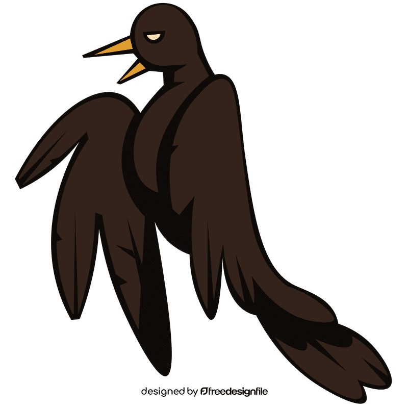 Scarecrow crow clipart