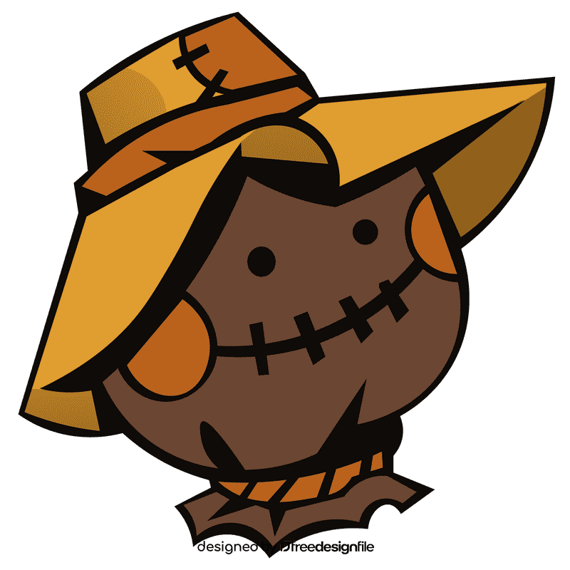 Scarecrow head clipart
