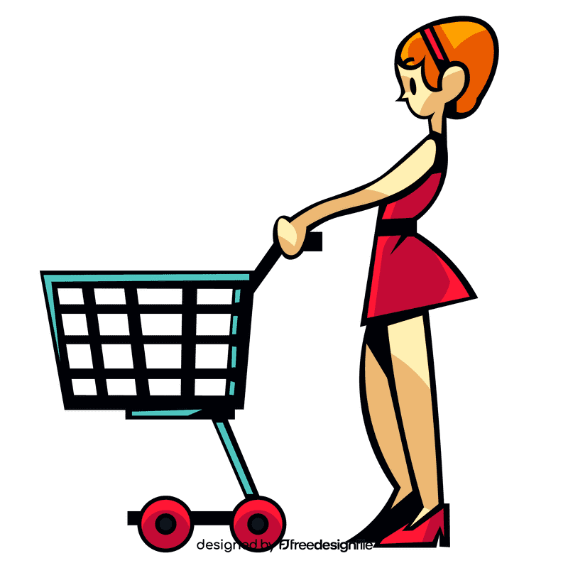 Shopping cart clipart