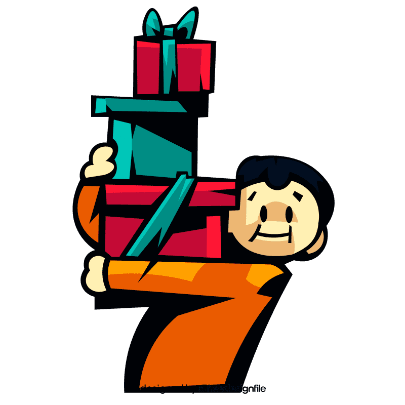 Shopping heavy clipart