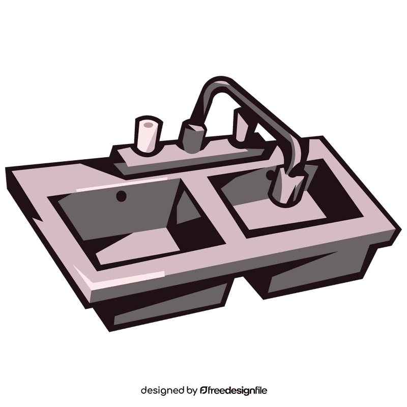 Sink couple clipart