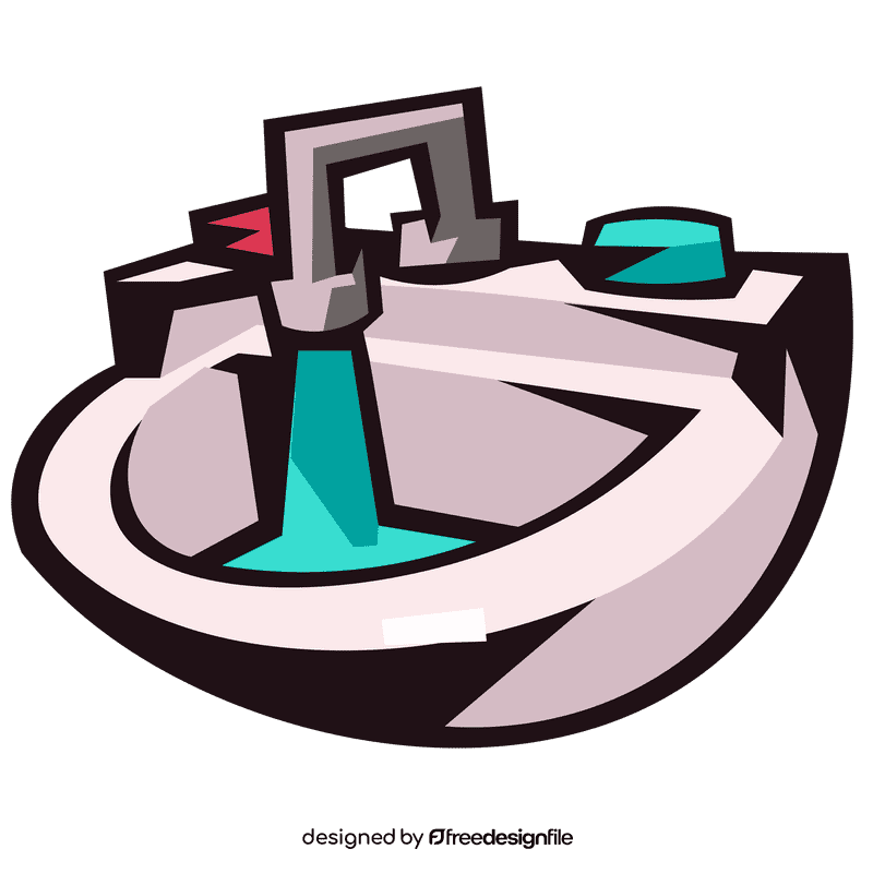 Sink water clipart
