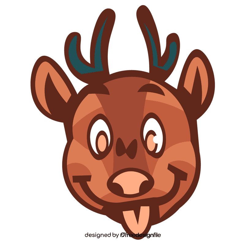 Stag butterfly clipart