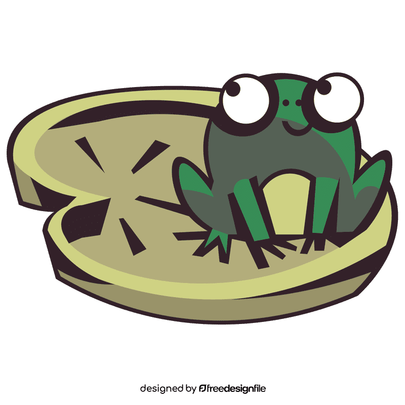 Toad leaf clipart