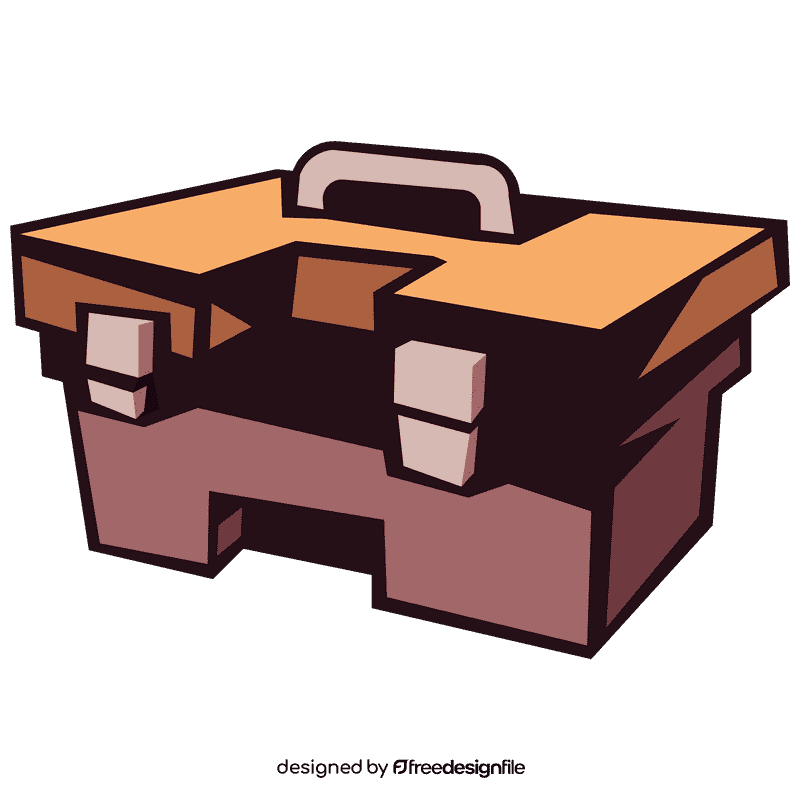 Toolbox plastic top clipart