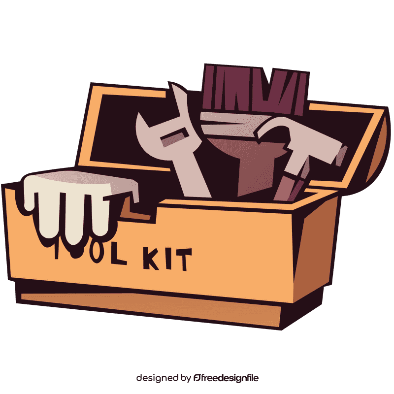 Toolbox tool kit clipart