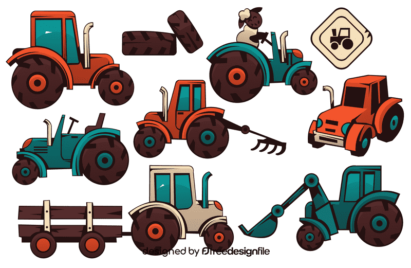 Tractor vector