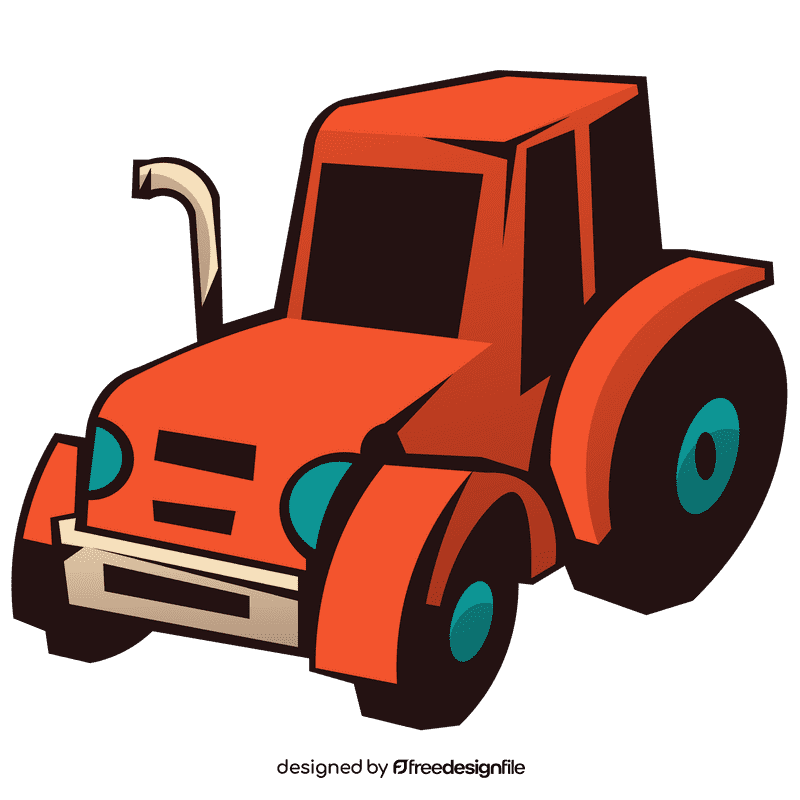 Tractor 3d clipart