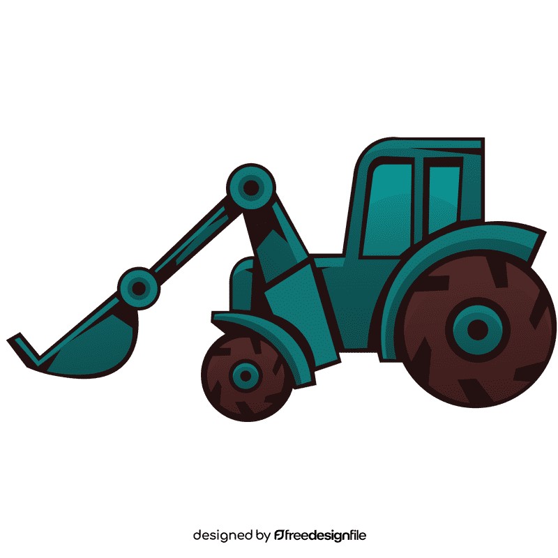Tractor ladle clipart
