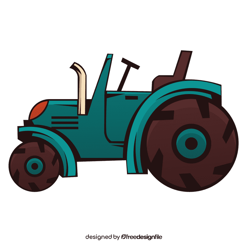 Tractor open top clipart