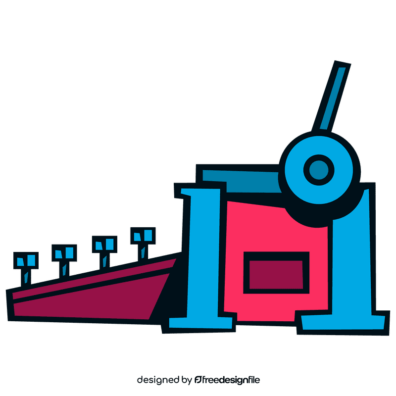 Typewriter side clipart