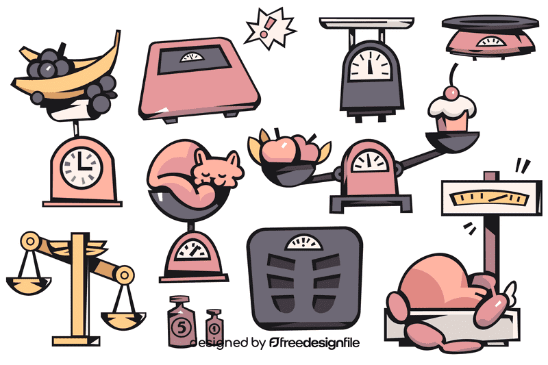 Weighting scale vector