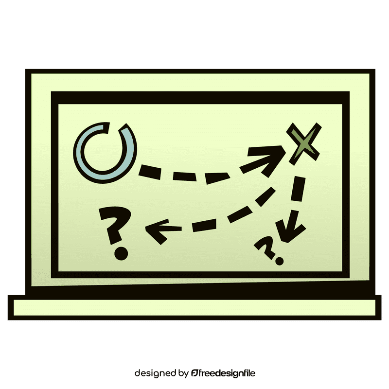 Whiteboard scheme clipart