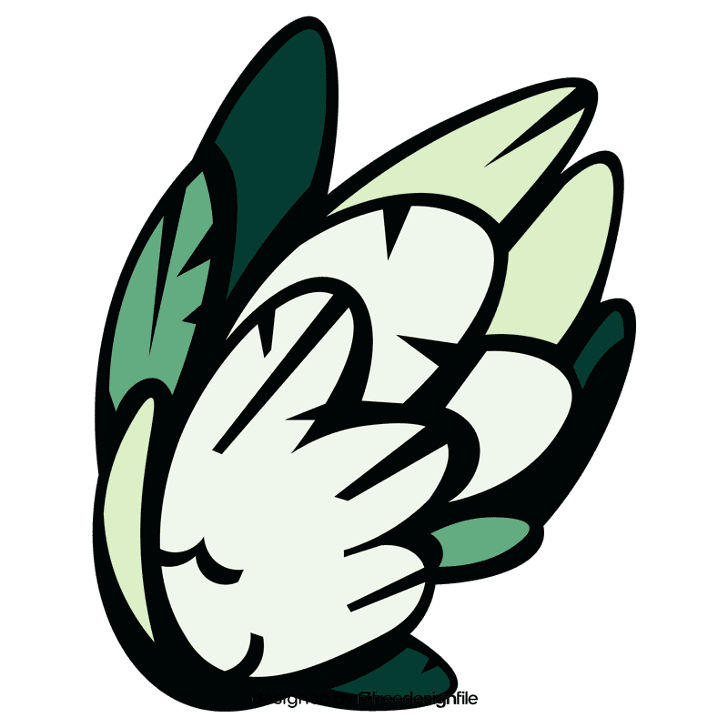 Wings cartoon clipart