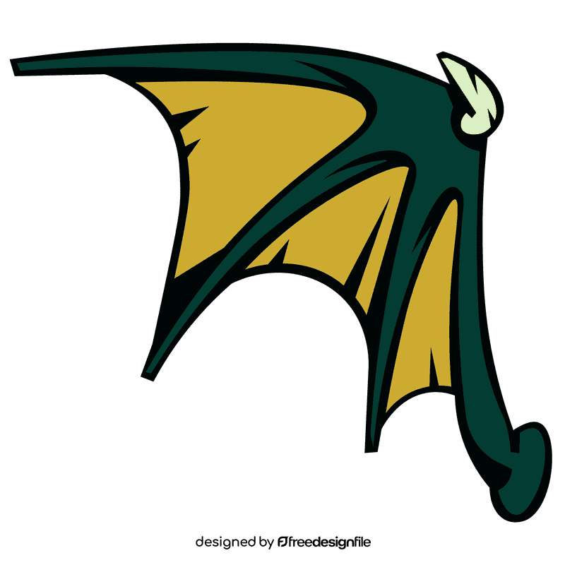 Wings devil horn clipart