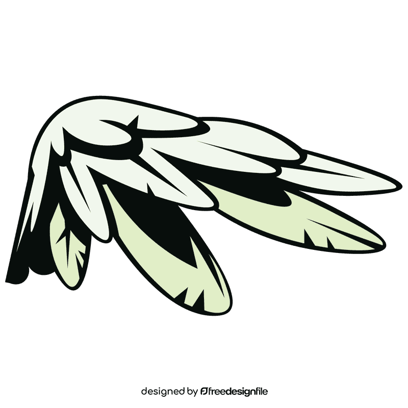 Wings one clipart