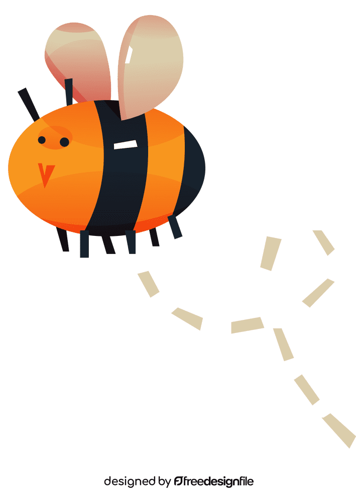 Woodland bee clipart