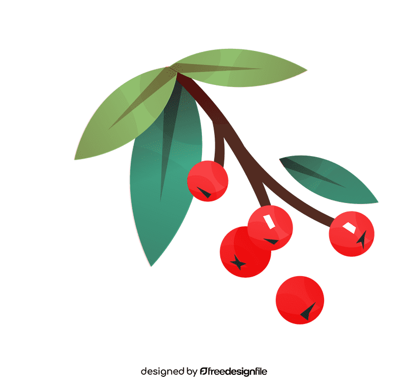 Woodland berries clipart