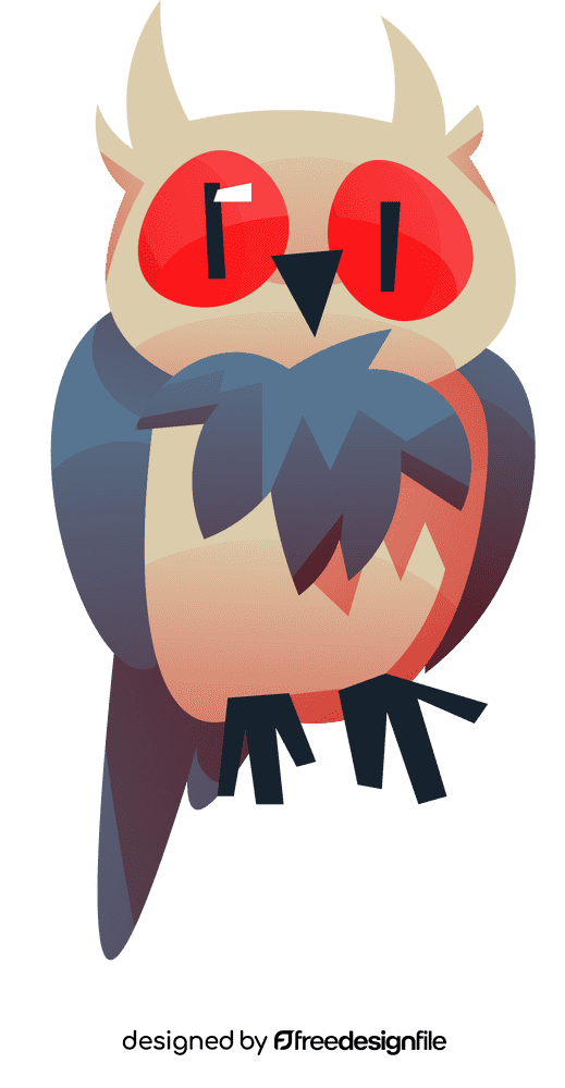 Woodland owl clipart