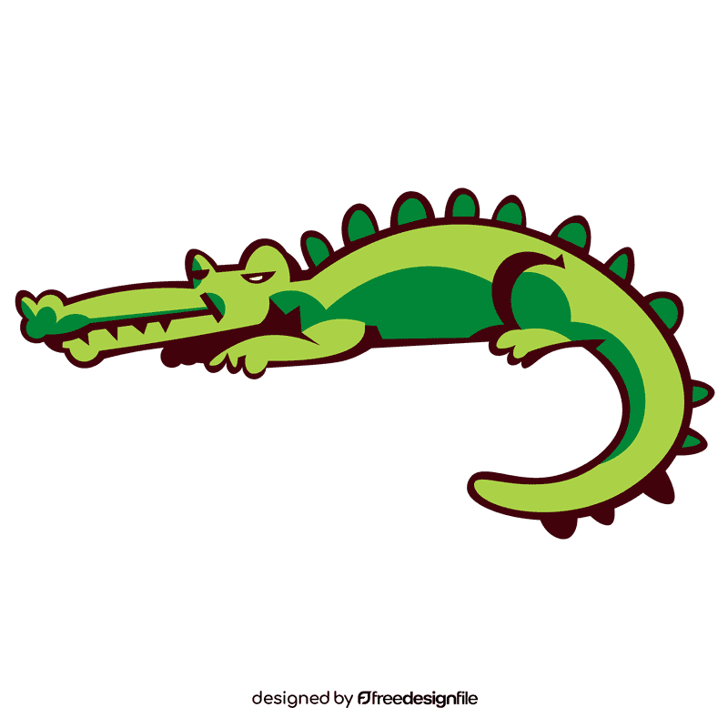 Zoo animal crocodile clipart