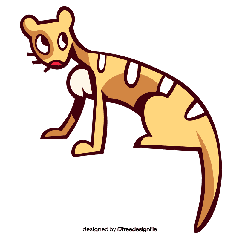 Zoo animal meerkat clipart