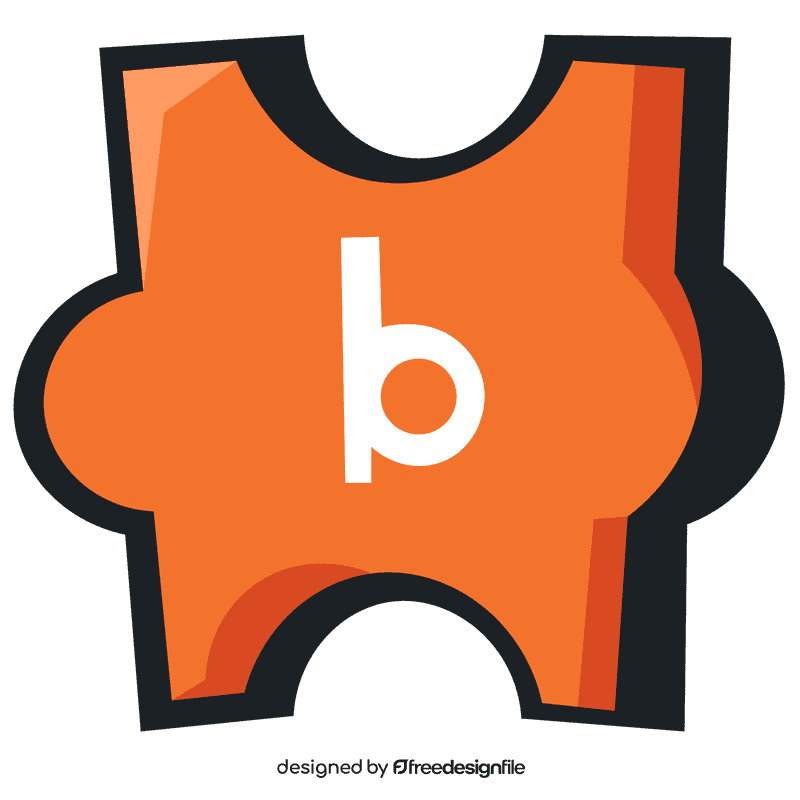 Alphabet b letter clipart