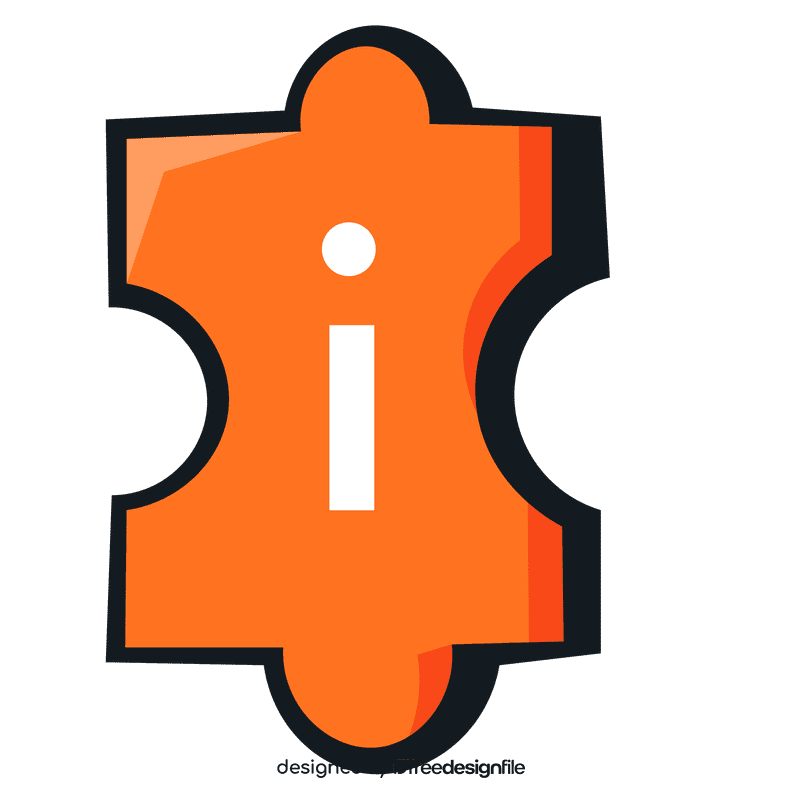 Alphabet i letter clipart