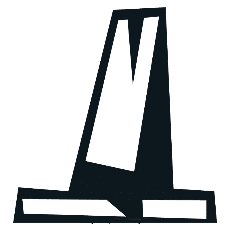 Cement truck conus black and white clipart