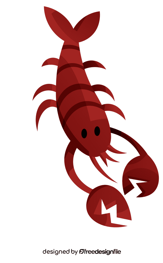 Crawfish big clipart