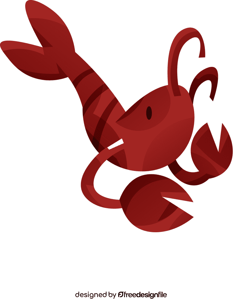 Crawfish clipart