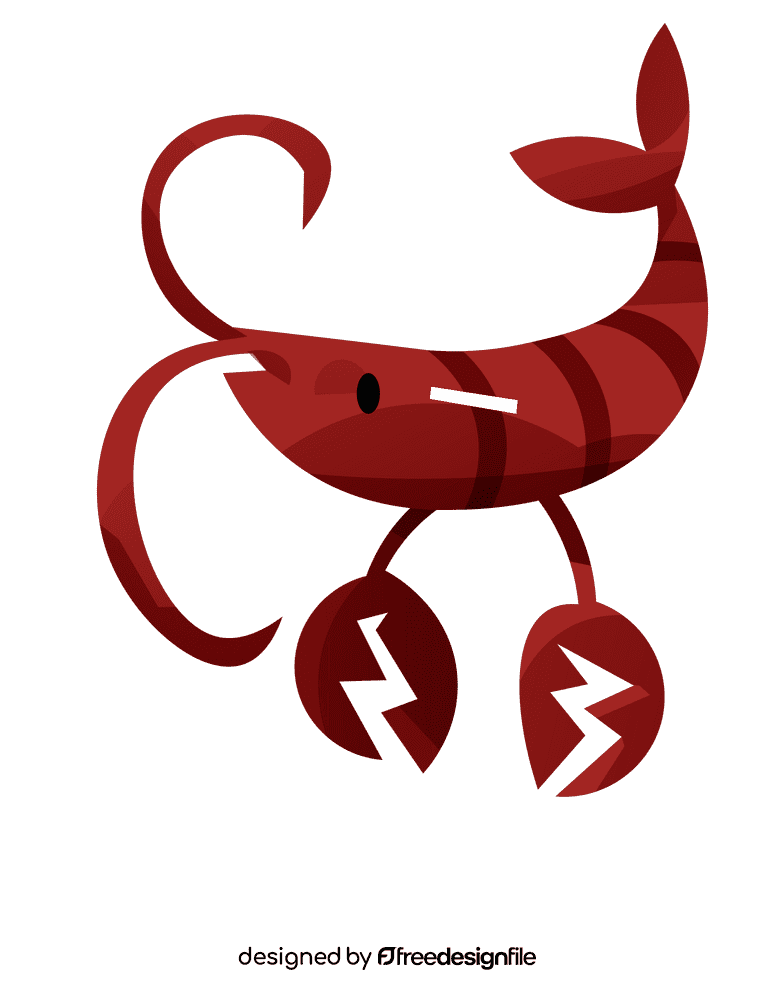 Crawfish small clipart